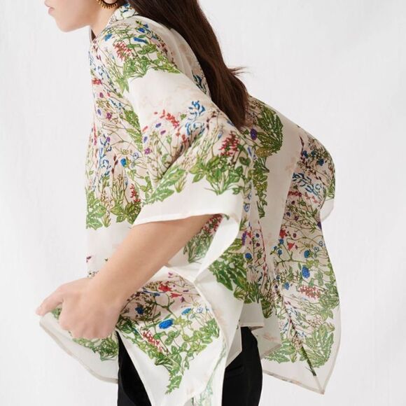 Maje
OVERSIZED FLORAL SHIRT - ecru / green - Picture 3 of 7